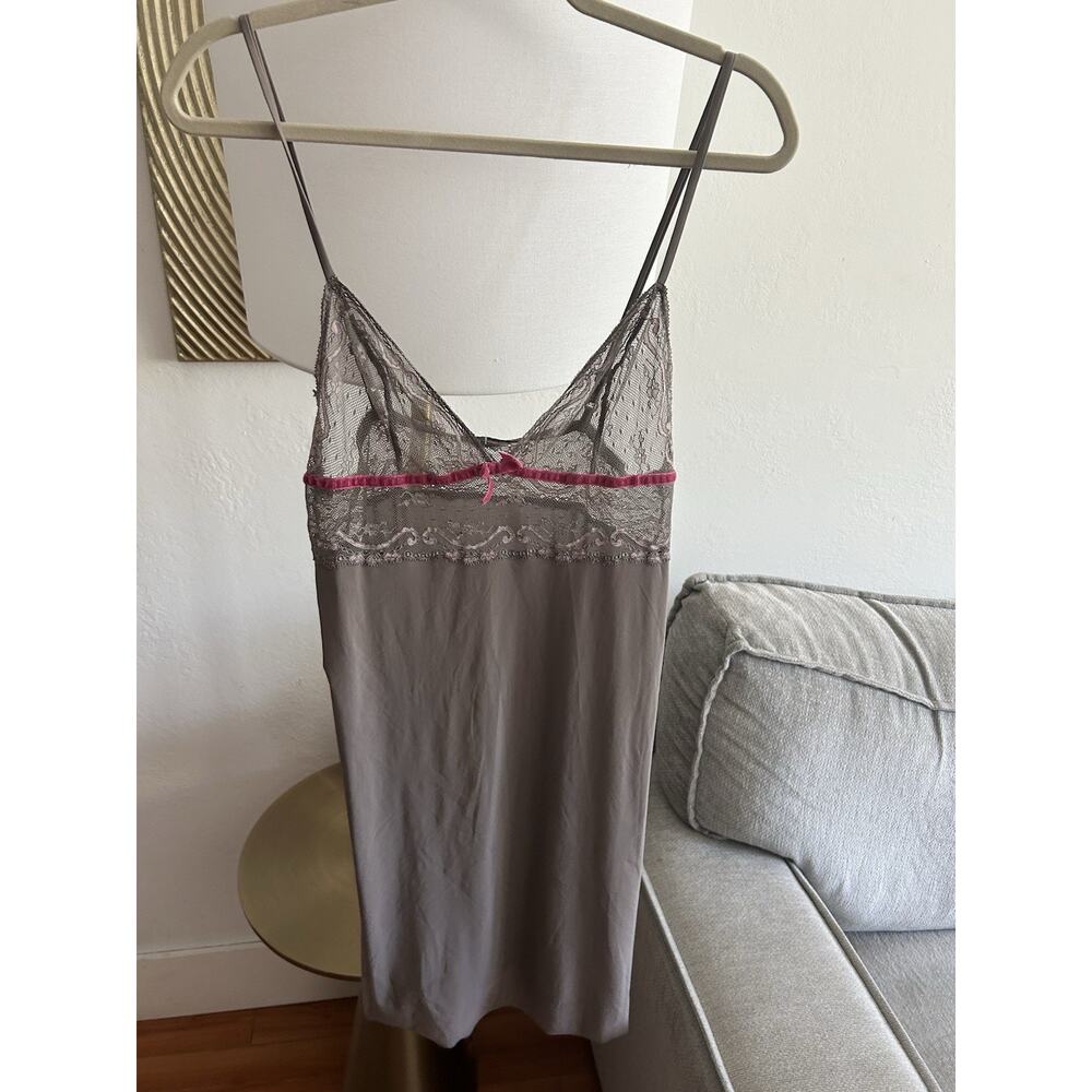 Princesse Tam Tam Y2K Femenine Lace Slip Dress Chemise Size 2 Coquette